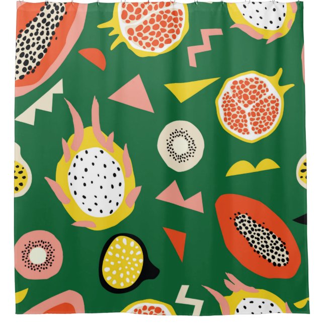Seamless pattern with tropical fruits (Front)