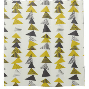 Seamless pattern with various triangles in retro s