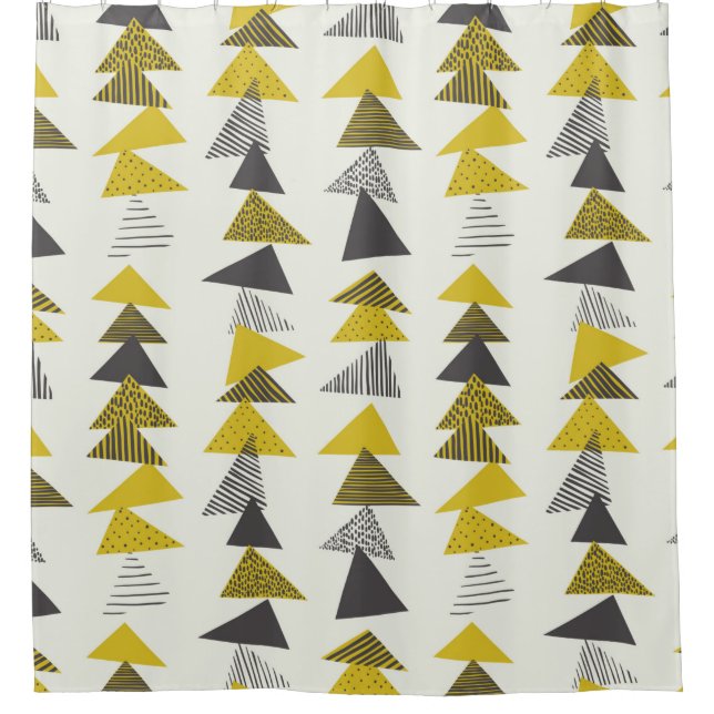 Seamless pattern with various triangles in retro s (Front)