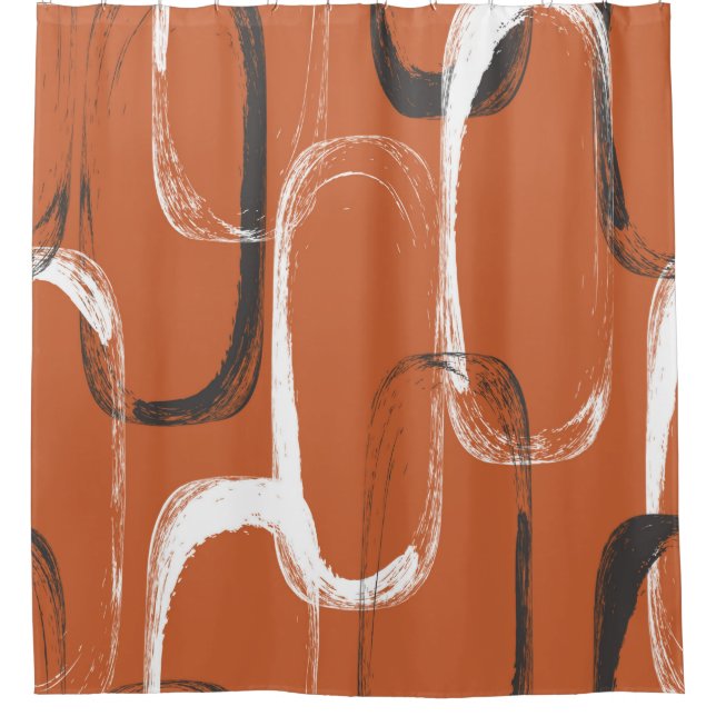 Seamless pattern with watercolor orange  (Front)