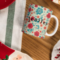 Seamless Patterns Design Fabric Art Coffee Mug