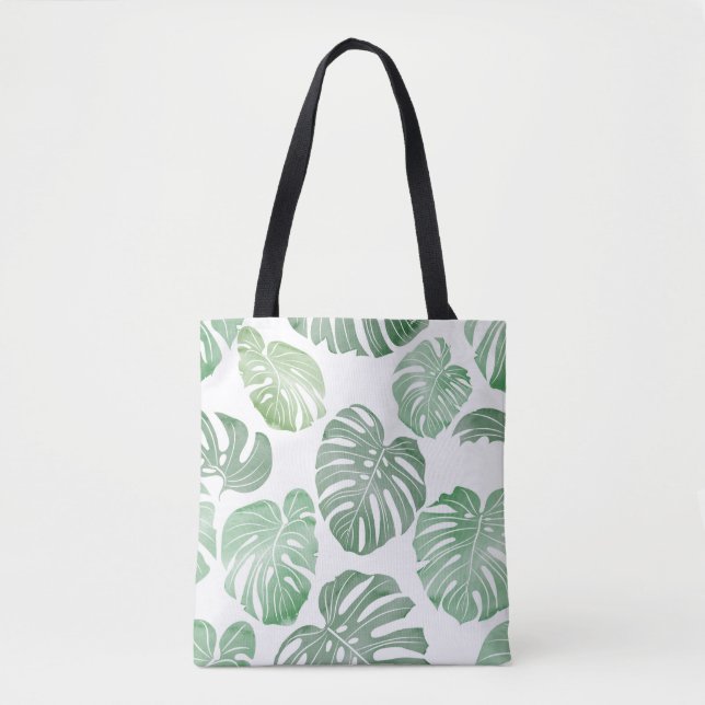 Seamless pattTropical seamless pattern - watercolo Tote Bag (Front)