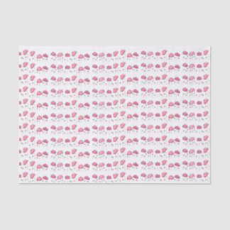 Seamless pink small flower. Cute and sweet design Tissue Paper