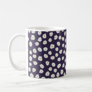 Seamless plant pattern. Small cute flowers of dais Coffee Mug