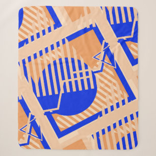 Seamless Pop Art Pattern. Abstract Color Texture w Sherpa Blanket