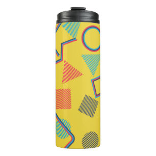 Seamless Pop Art Pattern. Abstract Colourful Textu Thermal Tumbler