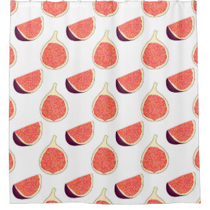 Seamless purple fig: colourful pattern