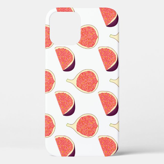 Seamless purple fig: colourful pattern Case-Mate iPhone case (Back)