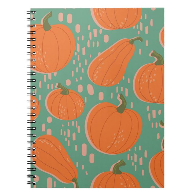 Seamless repeat pattern swatch. Vintage design of  Notebook (Front)