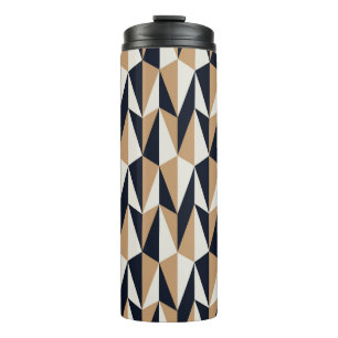 seamless retro pattern thermal tumbler