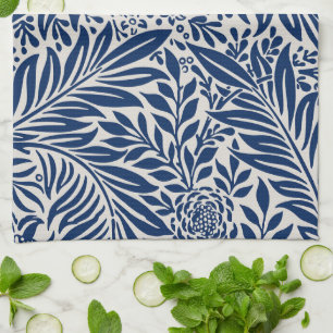 Seamless retro pattern with rounded squares kitchen towel