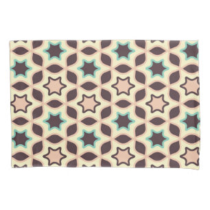 Seamless retro pattern with rounded squares pillow pillowcase