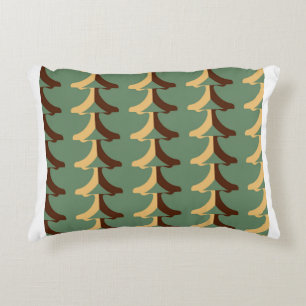 Seamless retro pattern with vertical elements. abs accent pillow