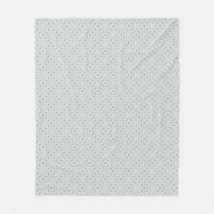 Seamless Seashell Pattern Fleece Blanket