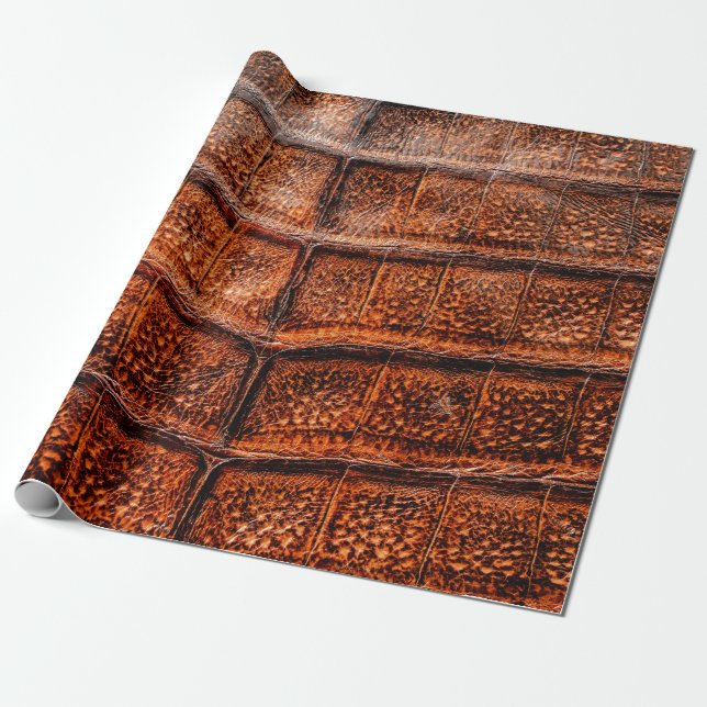 Seamless snake skin texture. Fashion tropical rept Wrapping Paper (Unrolled)