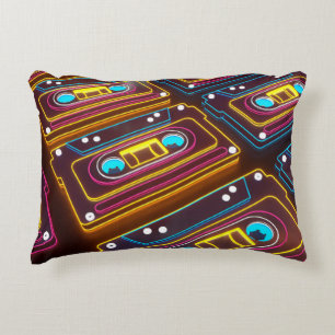 Seamless snake skin texture. Tropical reptiles. Ge Accent Pillow