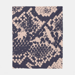 Seamless Snakeskin Patternsnake, seamless, skin, p Fleece Blanket