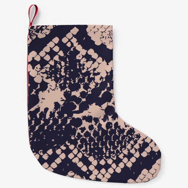 Seamless Snakeskin Patternsnake, seamless, skin, p Small Christmas Stocking (Front)
