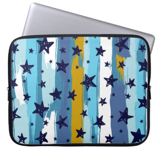 Seamless Star Pattern: Versatile Background Laptop Sleeve