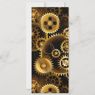 Seamless Steampunk Brass Gears Announcement