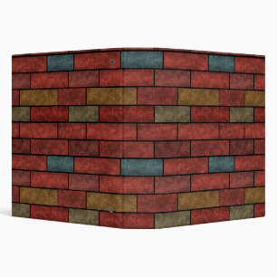 Seamless stone bricks brown orange green colours c binder
