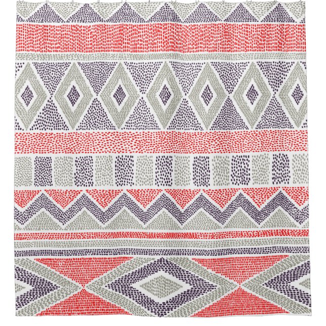 Seamless striped ethnic pattern. Tribal and aztec  (Front)