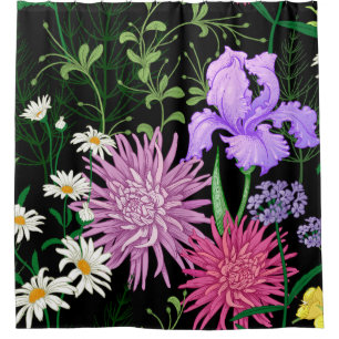 Seamless summer pattern. Wild flowers chamomile, h
