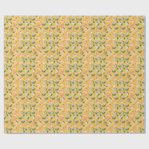 Seamless Sushi Pattern – Cute Japanese Food  Wrapping Paper