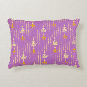 Seamless texture background in retro style vintage accent pillow