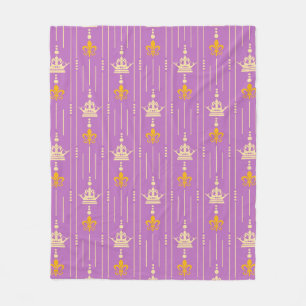 Seamless texture background in retro style vintage fleece blanket