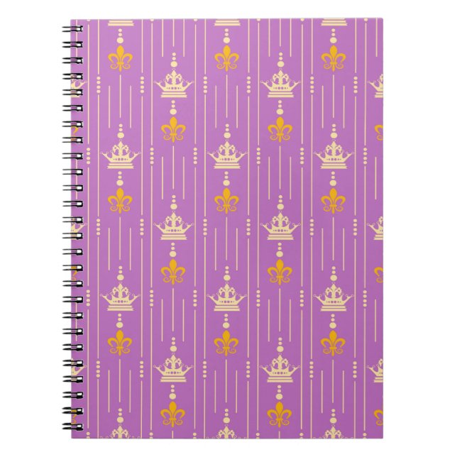Seamless texture background in retro style vintage notebook (Front)