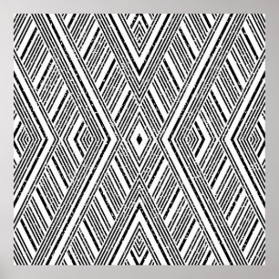 Seamless texture with oblique white streaks. Seaml Poster