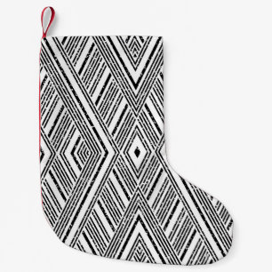 Seamless texture with oblique white streaks. Seaml Small Christmas Stocking
