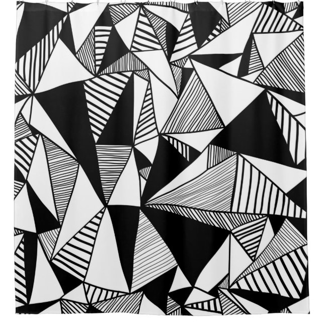 Seamless texture with triangles, mosaic endless pa (Front)
