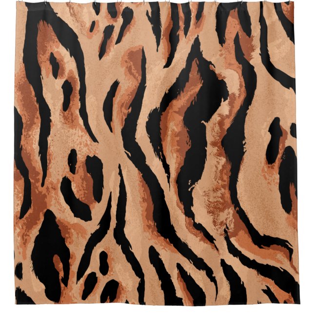 seamless tiger, leopard skin pattern (Front)