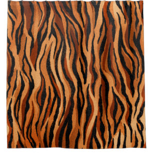 seamless tiger skin pattern. hand drawn