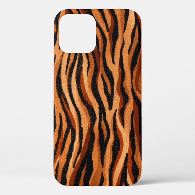 seamless tiger skin pattern. hand drawn Case-Mate iPhone case (Back)