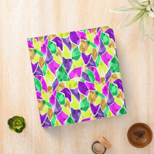 Seamless tile mosaic kaleidoscope abstract modern binder