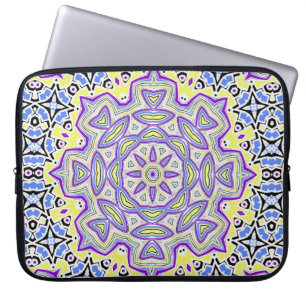 Seamless tile ornamental abstract pattern tile mos laptop sleeve