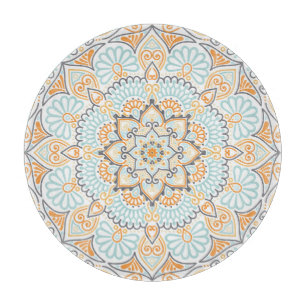 Seamless tile pattern: decorative, versatile desig cutting board