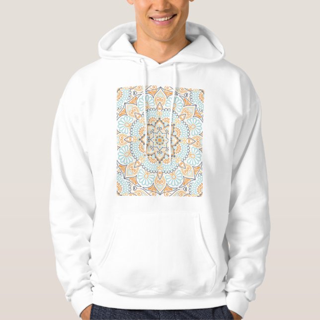 Seamless tile pattern: decorative, versatile desig hoodie (Front)