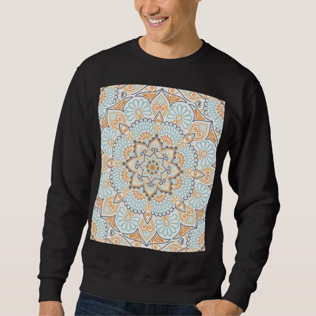 Seamless tile pattern: decorative, versatile desig sweatshirt (Front)