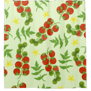 Seamless tomato pattern. Vegetable print. Vintage 