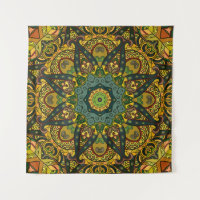 Seamless tracery tile mehndi design. Ethnic orname