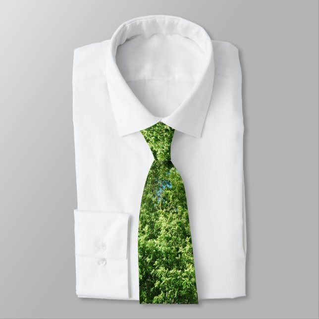 Seamless Trees Tie (Tied)
