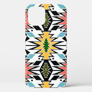 Seamless tribal african ornamental pattern backgro iPhone 12 case