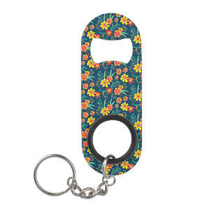 Seamless Tropical Floral Pattern-46566 Keychain Bottle Opener