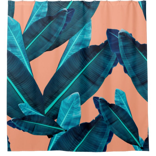 Seamless tropical flower, plant and leaf pattern b (Front)