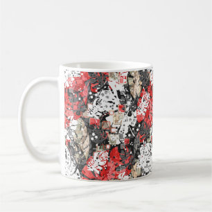 Seamless tropical jungle exotic leaves monsters bl coffee mug