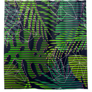 Seamless tropical pattern with tropical plants. Ha